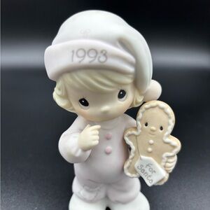 Vintage Precious Moments Wishing You the Sweetest Christmas - 1993